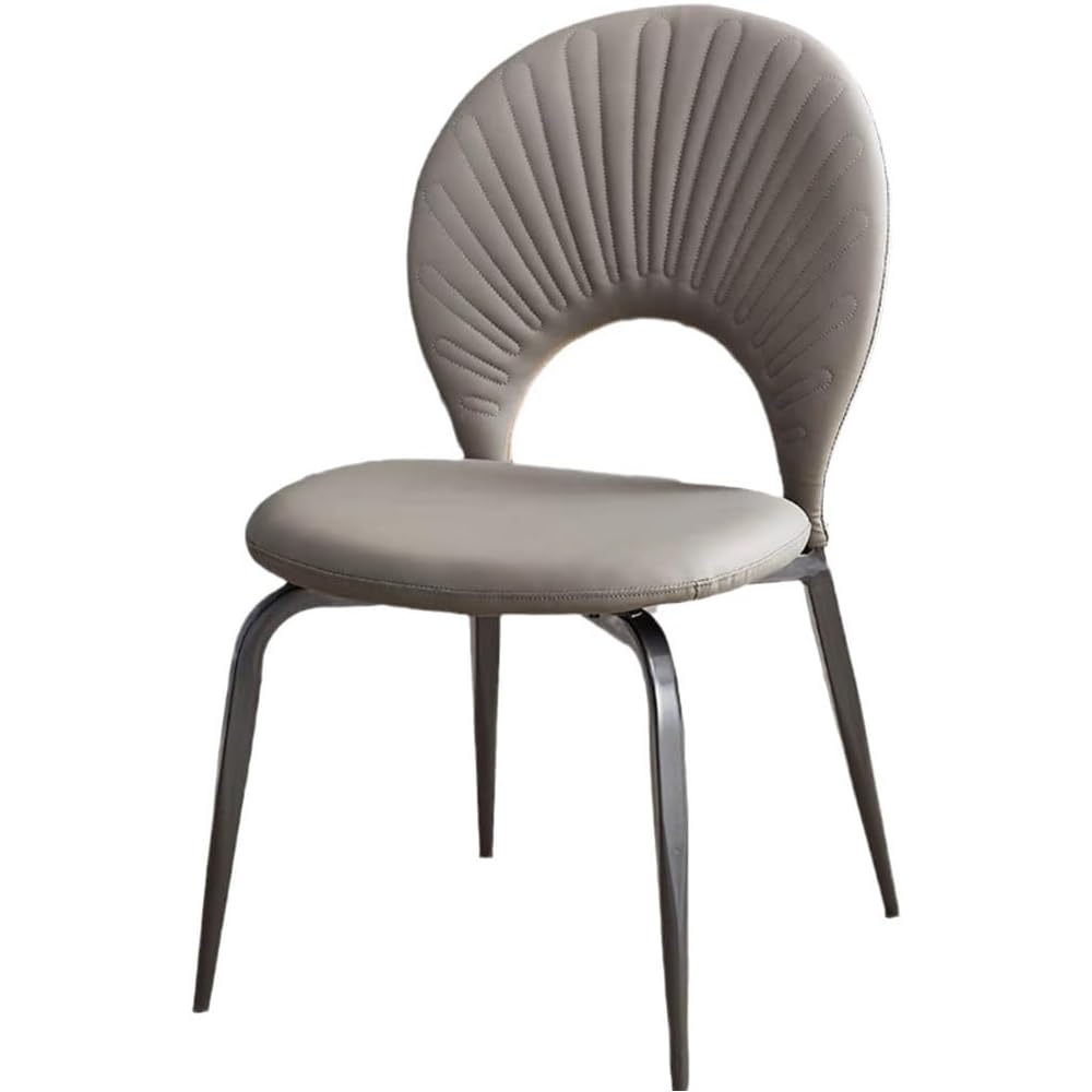 Dining Chair Portable Comfortable Backrest Seat Chair Cafe Dressing Table Office Design Furniture(D)