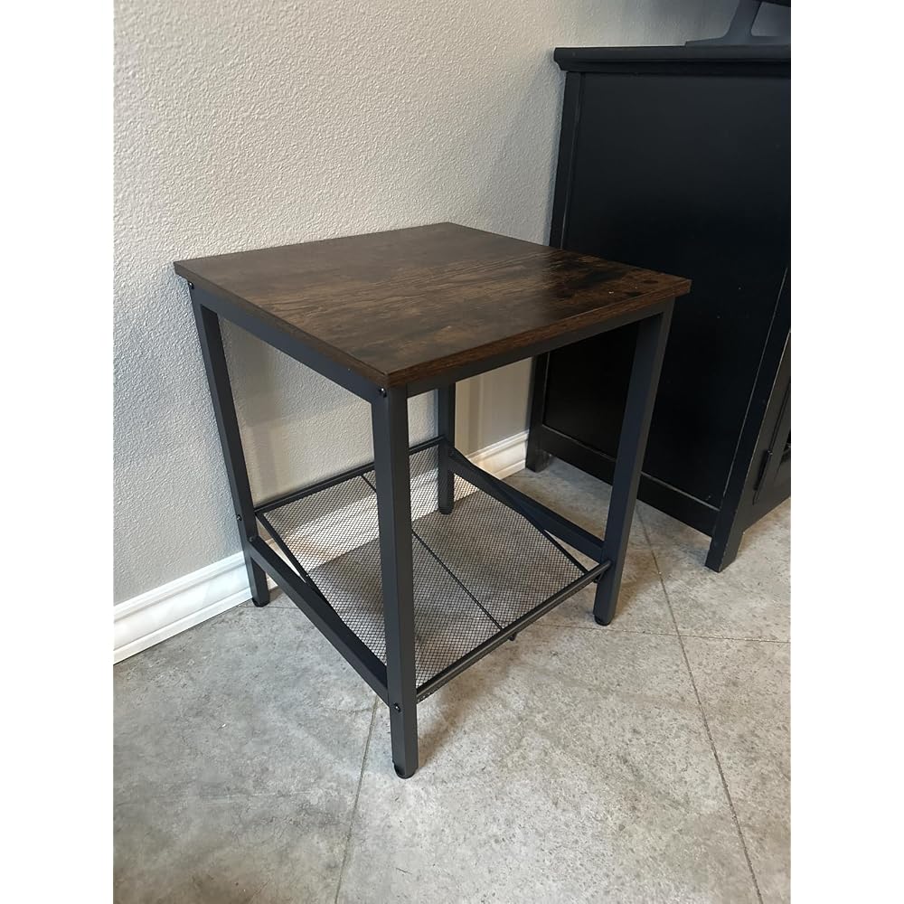 Lamerge Coffee Table Set of 3 Coffee Table and end Table Sets, Modern Metal Frame Living Room Center Table for Small Apartment Home Office（Gray）